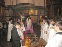 Архиепископ Юстиниан вознес молитвы