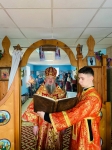 Литургия в молитвенном доме села Виноградное 10