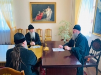 Встреча с духовенством Иоанно-Предтеченского монастыря