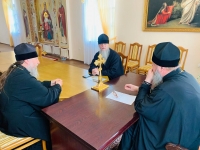 Встреча с духовенством Иоанно-Предтеченского монастыря