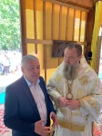 Божественная литургия в день 20-летия Иоанно-Предтеченского монастыря 15