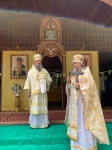 Божественная литургия в день 20-летия Иоанно-Предтеченского монастыря 20