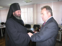 Архиепископ Юстиниан посетил Н.В. Маслова