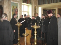 16 марта 2011 г. Исповедь священников Слободзейского благочиния