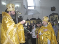 Богослужение в Свято-Георгиевском храме г. Кишинев
